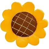 Azxcvbnm Sofakissen mit Sonnenblume, weich, Blumenmuster, Couchkissen, bequem, groß, gelb,...
