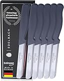 Edelbach Solingen Küchenmesser Set | Frühstücksmesser m. Feinschliff | Ultrascharf Messerset Made...