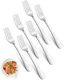 AckMond 6-teiliges Gabel-Set aus Edelstahl, 18,7 cm, Tafelgabeln, strapazierfähig und...