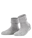 FALKE Damen Hausschuh-Socken Cosyshoe, Wolle, 1 Paar, Grau (Light Grey 3400), 39-40