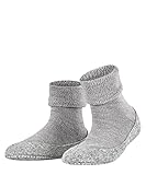 FALKE Damen Stoppersocken Cosyshoe W HP Wolle rutschhemmende Noppen 1 Paar, Grau (Light Grey 3400),...