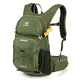 SKYSPER Wanderrucksack 20L Fahrradrucksack Skirucksack Rucksack Herren für Fahrrad Trinkrucksack