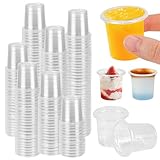 Kleemeiero 200 Stück Schnapsgläser Plastik 20ml/2cl Shotgläser Wiederverwendbarer Plastikbecher...