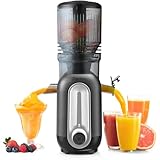 ZACHVO Slow Juicer – Kaltpress Entsafter für Obst und Gemüse, leicht zu reinigen