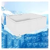 ZCXMNL Fischteich Aus Segeltuch, Tragbarer, Faltbarer Wasserspeichertank, Fischteichreservoir,...