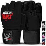 BEAST RAGE MMA Boxhandschuhe Karate Mitts Handschuhe für Männer und Frauen, Punch Bag Taekwondo...