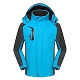 Briskorry Leicht Regenjacke Damen, Laufjacken Atmungsaktiv Wasserdichte Windbreaker Zip Up mit Haube...