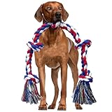YushengTai Hundespielzeug Unzerstörbar, Spielzeug für Hunde zum Austoben,94 cm Hundespielzeug...