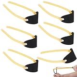 JFangZHZH 6 Stück Schleudergummi Steinschleuder Gummi,Naturlatex Schleuder Gummiband,Schießspiele...