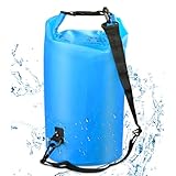 mizikuu Dry Bag, 10L wasserdichte Tasche mit Schultergurt Roll Top wasserdichter Beutel Rucksack...