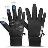 JASCOPRO Fahrradhandschuhe, Wasserabweisende Handschuhe Warme Winterhandschuhe Radsport Handschuhe...