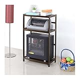 Computerständer, Druckerständer, 3-stöckig, PC-Towerständer, Druckerständer mit Aufbewahrung,...