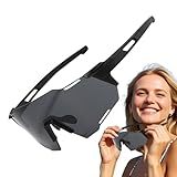 Generisch Motorradbrille - Skibrille | Brillen Ohne Rahmen Abdunkelnd Klar | Sportausrüstung Für...