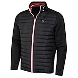 Calvin Klein Herren CK Hybrid Insulate Leichte Jacke - Schwarz/Rot - L