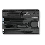 VICTORINOX Swiss Card Classic, Multitool Kartenmesser, Taschenmesser in Kreditkartenformat, 10...