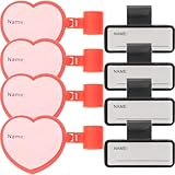 FRCOLOR 8 Stück Stethoskop Namensschilder aus Kunststoff mit Clip Wiederverwendbare Id Tags zur...