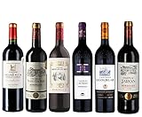 Châteaux Bordeaux - Wein Probierpaket - Wein Selection 6 Flasche Rotwein mit Goldmedaille aus...