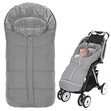 Fußsack Kinderwagen Winter Baby Buggy, Universal Fußsack mit Korallenvlies Babyfußsack für...