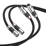 Tertullus HiFi-symmetrisches Audiokabel, Mikrofonkabel, Mikrofon-Draht, 1 Paar, 3-poliges...