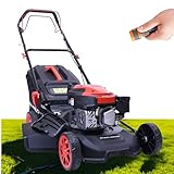 STAHLMANN Rasenmäher Benzin mit Antrieb BR532 – 7,0PS (5,1kW) 223ccm mit Antrieb, 53cm...