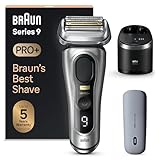 Braun Series 9 Pro+ Rasierer Herren, Elektrorasierer mit 5 Pro Rasierelementen, Langhaarschneider &...