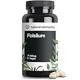 Folsäure – 400 Tabletten – 400 mcg pro Tagesdosis – Kinderwunsch und Schwangerschaft –...