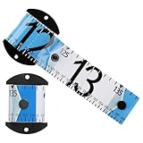 Angel-Maßband Rollup, Angeln Raubfisch Abhakmatte, Fishing Fisch-Maßband zum Angeln, Abhakmatte...