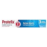 Protefix Haft-Creme Extra Stark für Zahnprothesen – Extra-Stark mit Nass-Haftkraft – 47g Creme