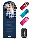 KingCamp Kinderschlafsack Schlafsack Winter Warmer Deckenschlafsack 3-4 Jahreszeiten für Kinder...