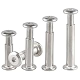 SHUNCHG 10 Stück Verbindungsschrauben Möbelschrauben M3x12mm Hülsenschrauben mit...