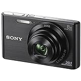 Sony DSC-W830 Digitalkamera (20,1 Megapixel, 8x optischer Zoom, 6,8 cm (2,7 Zoll) LC-Display, 25mm...