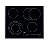 AEG HK654070FB Autarkes Kochfeld / Strahlenbeheizt / Slider-Bedienung / 60 cm / Facetten-Design / 4...