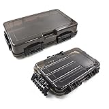 ETZRYSYB Aufbewahrungsboxen, wasserdichte Angelbox, Wasser, großes Fassungsvermögen,...