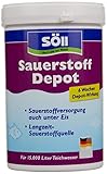 Söll 82716 Sauerstoff Depot Tabs, 30 Tabs für 15000 L - 6-Wochen-Depotwirkung - langfristige...