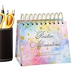 Motivierender Tischkalender – Tischkalender, Selbstpflege-Zitate und tägliche Affirmationen,...