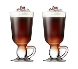 Pasabahce 44109 - Irish Coffee, Punsch, Glühwein, Heiße Schokolade Becher mit Henkel~280 ml, 2...