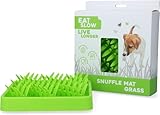 Eat Slow Live Longer Schnüffelmatte – Anti-Schlingmatte – Slowfeeder – 100% Silikon –...