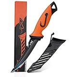 Golden Bird Outdoor Messer Survival Messer mit Säge Jagdmesser Feststehende Klinge mit Scheide,...