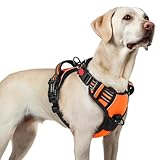 rabbitgoo Hundegeschirr Grosse Hunde, Verstellbare Geschirr Hund ohne Zug & Würgen, Anti Zug...
