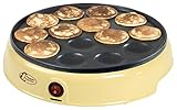 Bestron Poffertjes Maker im Retro Design, Mini Pfannkuchen Automat, mit Antihaftbeschichtung, Sweet...