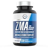 ZMA Max Kapseln – Hochdosierte Zink-, Magnesium- und Vitamin-B6 Präparat – 120 Kapseln –...