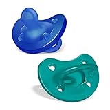 Chicco PhysioForma Silikon-Schnuller 16-36 Monate, weiches und sanftes Schnuller-Set, unterstützt...