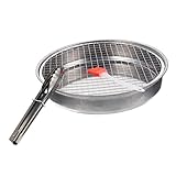 TOYANDONA 1 Satz Outdoor Einweggrill Set Tragbarer Kohlegrill für Camping und Grillpartys...