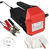 VKE 12V 80W Ölabsaugpumpe Auto, Öl Absaugpumpe, Ölpumpe Elektrisch, Ölwechsel mit Schlauch,...