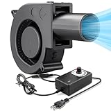 Silkwish Radiallüfter 230v Regelbar,AC Radial Lüfter mit drehzahlregler,Gebläse Lüfter 97mm...