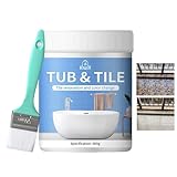 Fliesenfarbe und Nachbearbeitungs-Set, schnell trocknende Farbe auf Wasserbasis,...