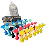 TOSSIT Spiel Saugnapf Darts, Indoor Outdoor Drinnen Draußen, Boccia, Petanque, Wurfspiel,...