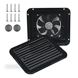 MaxEarn Abluftventilator Für Wohnwagen, 12V 2,4W Wohnmobil Dachventilator, Reversibler Max Air...