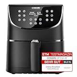 COSORI Heißluftfritteuse Airfryer, 11-in-1 Air Fryer XXL 5,5L, Friteuse Heissluftfritteuse mit...