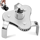 LPZMPZ Ölfilterschlüssel Universal 3-Armig Ölfilter Schlüssel Ölfilterspinne Verstellbares mit...